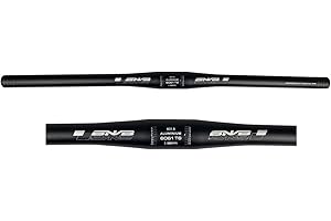 BNVB Guidon de vélo 31.8MM/25.4MM Aluminium Alliage Relevé Guidon Cintre VTT et vélos de Route