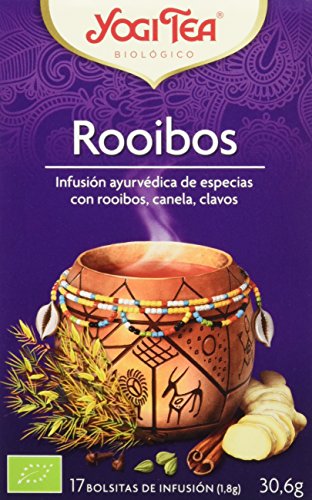 Yogi Tea Rooibos - Paquete de 6 x 17 Sobres - Total: 102 Sobres