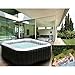 Produktbild Whirlpool In-Outdoor Pool Bubble Spa Wellness Massage Heizung aufblasbar 158x158cm 4 Personen