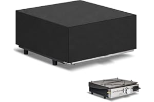 VANSHEIM Bache de Protection Exterieur Plancha Bache pour Plancha Housse de Plancha Extérieur Housse Barbecue Oxford 420D Housse Plancha Exterieur Housses Protection Imperméable 65x60x25cm