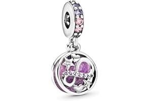JCALEYDO Abalorio Plata de Ley 925 Compatible con Pulsera Pandora