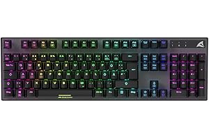 ‎SHARKOON Sharkoon Skiller SGK20, mechanische Schalter, Huano Red, RGB