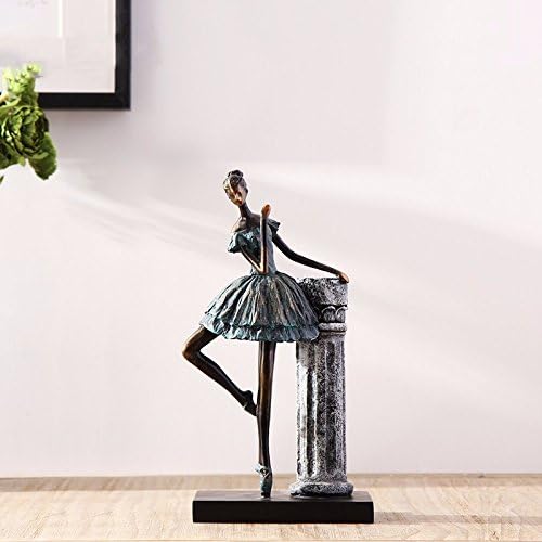 American style home decoration modern living room decorations bedroom study handicrafts, ballet girls,Length: 17cm, height: 33