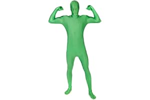 MORPHSUITS MSUIT Second Skin Halloween fantazyjny kostium, ZIELONY, L