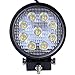 Produktbild Viugreum 27W 2700LM Runde LED Arbeitsscheinwerfer, 12V 24V LED Offroad, Flutlicht Reflektor Scheinwerfer Arbeitslicht für SUV Truck Car und Mehr, IP67 Scheinwerfer Rückfahrscheinwerfer
