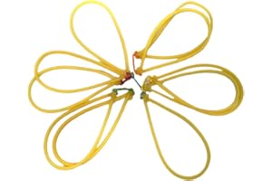 LIOOBO 5 Stücke Elastische Angeln Gummiband Slingshot Ersatzbänder für Jagd Slingshot Bowfishing Angeln Sling Shot