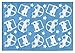 Kit for Kids Cars Rug (Blue with White)