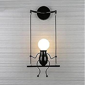 Lampe Murale Vintage Tuyau D'Eau - Applique Industrielle Rétro Fer Forgé E27 Pour Café, Cuisine Ou Chambre