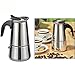 Produktbild #0618 Espressokocher aus Edelstahl für 2 Tassen Espresso • Kocher Moka Kaffee Camping Espressomaschine