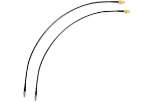 DORART HOME Rallonge Antenne SEMA TS9 30 cm, 2 pcs Câbles d’Extension Fil avec Adaptateur Droit TS9 Mâle vers EMA Femelle RG 174 Prolongateur pour Routeur LN Sans Fil WIFI 2G 3G 4G LTE Hotspot Modem UMTS Caméra