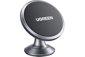 UGREEN Soporte Móvil Coche Magnético, Soporte Movil Imán Coche Adhesivo 3M para Salpicadero Car Phone Holder Compatible con iPhone 15 14 13 Pro MAX, Xiaomi Redmi Note 12 Pro, Galaxy S23 S22, etc