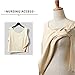 Organic Cotton Maternity and Nursing Pajamas Set Beige UK size 12-14