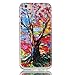 Produktbild iPhone 6 / 6S Hülle, Chreey [Gemalt Relief] Schutzhülle Ultra Dünn Slim Fit Transparent Kratzfest Weich TPU Silikon Case Handyhülle Klar Durchsichtig Backcover [Ölgemälde Baum]