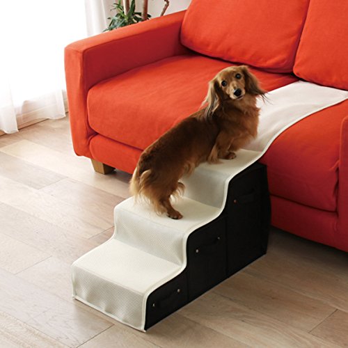 Non-Slip-Padded-Stair-Storage-Pet-Steps-SPS-55K-Black