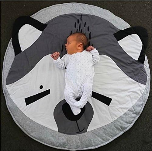 Baby Blanket 100% Cotton Baby Mat for Play Crawling Sleeping I Non-Toxic I Baby Infant Swaddle Blanket Blanket (fox)