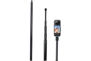 Fotoleey Palo Selfie Invisible de 3 Metros para Insta360 X3, X2, One RS, GoPro Max