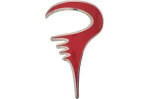 RUILIN Adesivi per la testa della bicicletta MTB, BMX, pieghevole, adesivo per telaio della bicicletta (Pinarello(rosso)