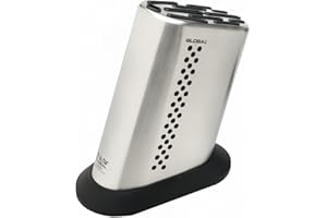 Global G 835bd Ceppo per 10 coltelli e 1 Acciaino