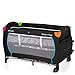 Hauck Sleep 'n' Play Center Travel Cot, Multicolour Black