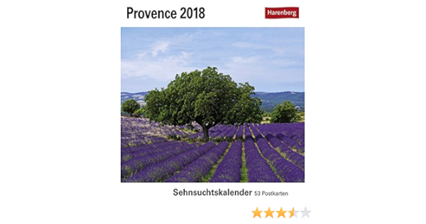 Provence Kalender 2018 Sehnsuchtskalender 53 Postkarten Amazon De Herzig Horst Herzig Tina Kreder Katja Bucher