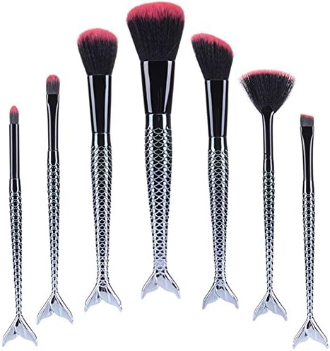 TTRwin® 7 pcs Makeup Brushes Set Fish tail Silver Foundation pennelli trucco unicorn pincel maquiagem pinceaux pincel Make Up Brushes