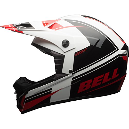 Bell Cascos MX 2017 SX-1 adultos casco, Holeshot Rojo/Negro, talla 2