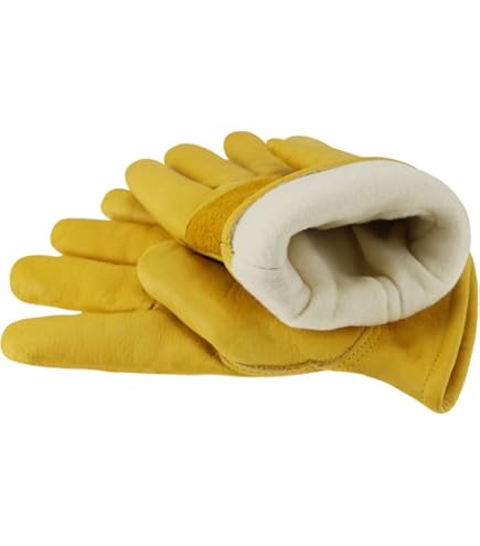 Delta Plus Guanto – Guanti in Pelle per Cold Fiore Bovina Fodera 3-M Bianco 9