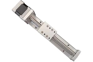 LEIPING Mini-fase lineal Pequeño tablero de movimiento de tornillo CNC eléctrico Nema 14 motor paso a paso - 100 mm de recorrido