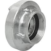 T.I.P. Storz C 52 Coupling, 1,5 Inch IG - 45.5 mm, Silver (Includes Nitrile Sealing Ring for Suction and Insertion Pressure)
