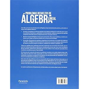 Problemas resueltos de álgebra lineal (Matematicas (paraninfo))