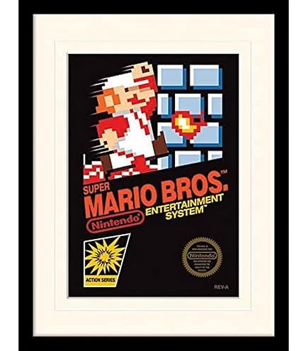 Panneau Décoratif Bois – Cover Super Mario Bros 3 (NES) – 40x59 Cm – Pyramid