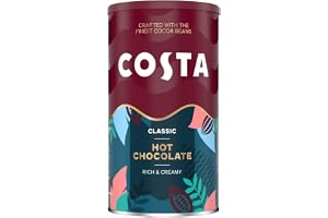 Costa Varm choklad pulver burk rik och krämig 300 g