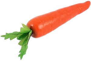 UXCELL sourcing map Zanahoria Artificial Vegetal Falsa Decorativa 18cm Largo