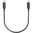 USB C to USB C Cable, Anker Powerline III USB-C to USB-C 2.0 Fast Charging Cord (1 ft), 60W Power Delivery PD Charging for Apple MacBook, iPad Pro 2020, Galaxy S10 Plus S9 S8 Plus, Pixel, and More