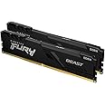 Kingston FURY Beast 64GB (2x32GB) 3200MHz DDR4 CL16 Desktop Memory Kit with 2 KF432C16BBK2/64
