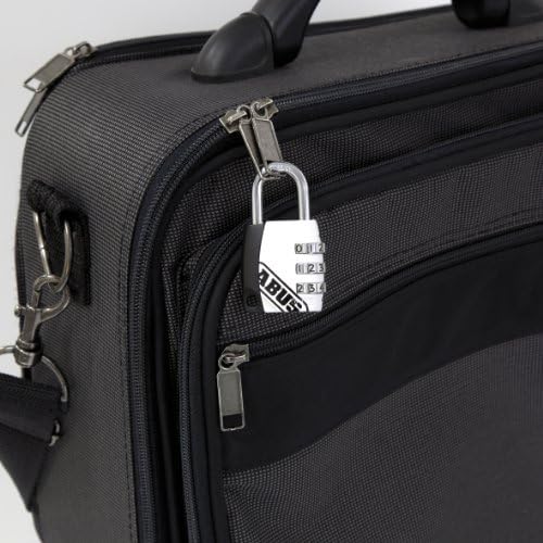 ABUS 53520 Die Cast Combination Padlock Carded- White