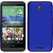 Produktbild PhoneNatic Case für HTC Desire 510 Hülle blau gummiert Hard-case + 2 Schutzfolien