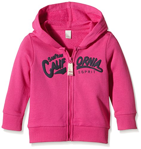 ESPRIT Baby-Girls ESS Long Sleeve Track Jacket, Pink Fuchsia, 6 Months (Manufacturer Size:68)