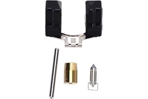 SHANRYA Carburetor Float Valve Pin Needle Set, ABS+Metal Carb Repair Kit Easy Installation 4Pcs/Set for Motorcycle