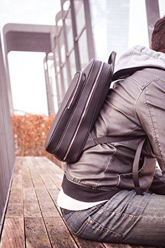 INSPIRATIO – Luxuriöser Rucksack | Extrem hochwertig verarbeitet | Backpack als Laptop oder Akten-Tasche für Business und Büro, Sport-Bag oder im Hand-Gepäck | Unisex-Design für Damen & Herren - 2