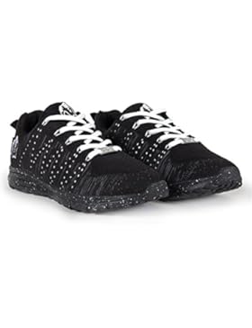 Gorilla Wear Brooklyn Knitted Sneakers - Black/White - schwarz/weiß - Bodybuilding und Fitness Schuhe für Damen...