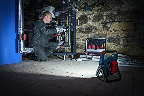 Bosch Professional GLI 18V-1900 Akku-Baustellenlampe, bis zu 100 min Leuchtdauer pro Ah, maximal 1900 lm, 1 Stück, 0601446400 - 2