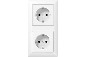 Jung AS500 - Set completo di prese e interruttori, colore: Bianco alpino