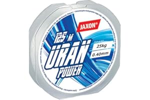 Jaxon Hilo de pesca Uran Power 125 m / 0,12 mm - 0,45 mm, bobina monofilamento