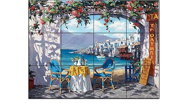 Sam Park Soho Editions Keramikfliesenbild Meeting In Mykonos 12