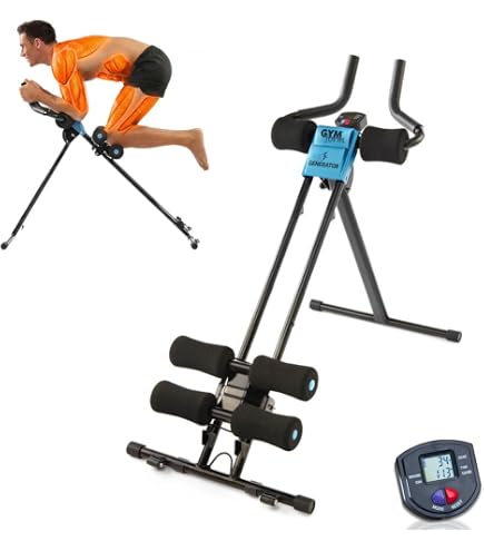 Haloppe Buikspiertrainer – 5 Hoogtes, LCD-scherm, Opvouwbaar, Geschikt Voor Thuis Tot 150 Kg – Begin Vandaag!