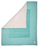 Koeka 1015/42-005 Laufgittereinlage / Krabbeldecke Amsterdam 535/230 mint/pebble Gr. 80x100 cm