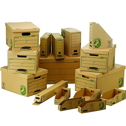 Fellowes Bankers Box Earth Series Eco - Caja de almacenaje  tama  o grande  10 unidades 