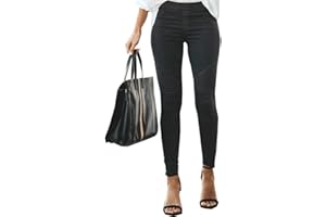 Onsoyours Femme Leggings Slim Taille Haute Casual Skinny Chic Stretch Élastique Leggings Pantalon Crayon Couleur Unie Printemps Été