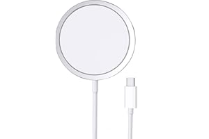 Apple MagSafe Carregador【Certificación MFI Apple】Cargador inalámbrico magnético para iPhone de 15W, cable de carga magnético 